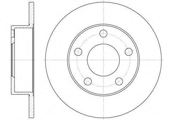 Гальмівний диск задній AUDI A4 B6, AUDI A4 B7 2000-2013 (1.6-3.2) 4635949218 фото