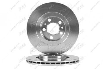 Диск тормозной передний (D=280mm) SKODA OCTAVIA (-07), FABIA (14-), VW GOLF (-05) (10-50172) AYD 00-00057498 фото