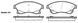 Колодки гальмівні передні CHEVROLET AVEO, CRUZE; OPEL ASTRA J 2009- (1.2-2.0D) 6900864268 фото 2
