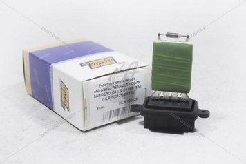 Резистор вентилятора обогревателя RENAULT LOGAN SANDERO (04-), DUSTER (10-) (HLR.100125) EXXEL 00-00084692 фото