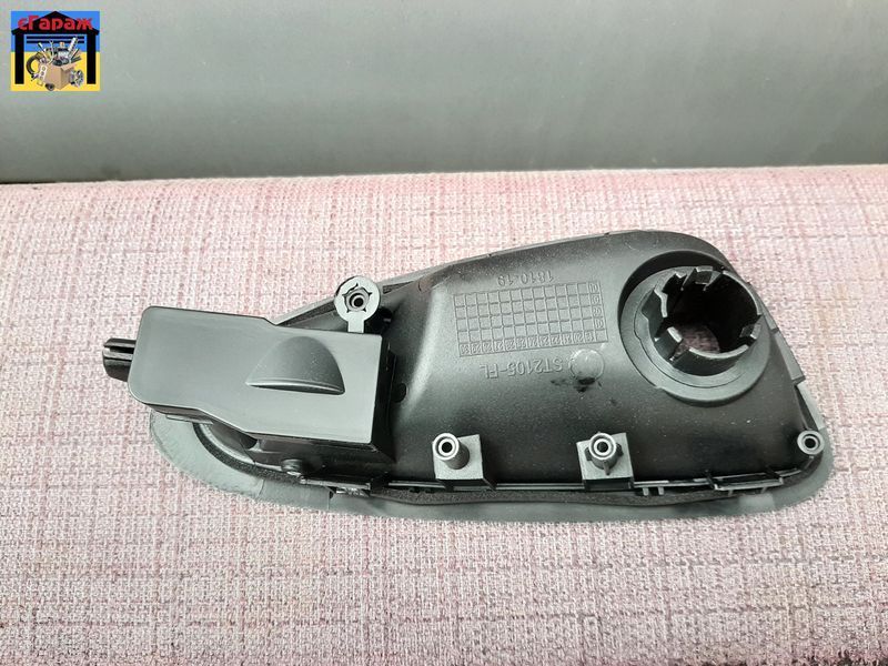 Ручка двері передньої лівої SEAT IBIZA 4 (чорна, срібна) 2008-2017 6010-10-016401P фото